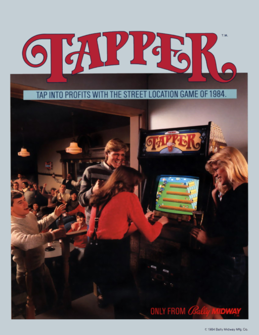 Tapper (Budweiser, Date Unknown) Arcade Game Cover